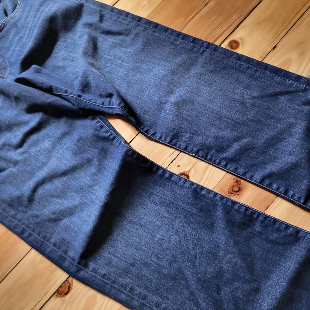New Mavi Jeans Matt Mens 30/33 Straight Relaxed Blue Dark Wash Denim Stretch - Picture 10 of 16